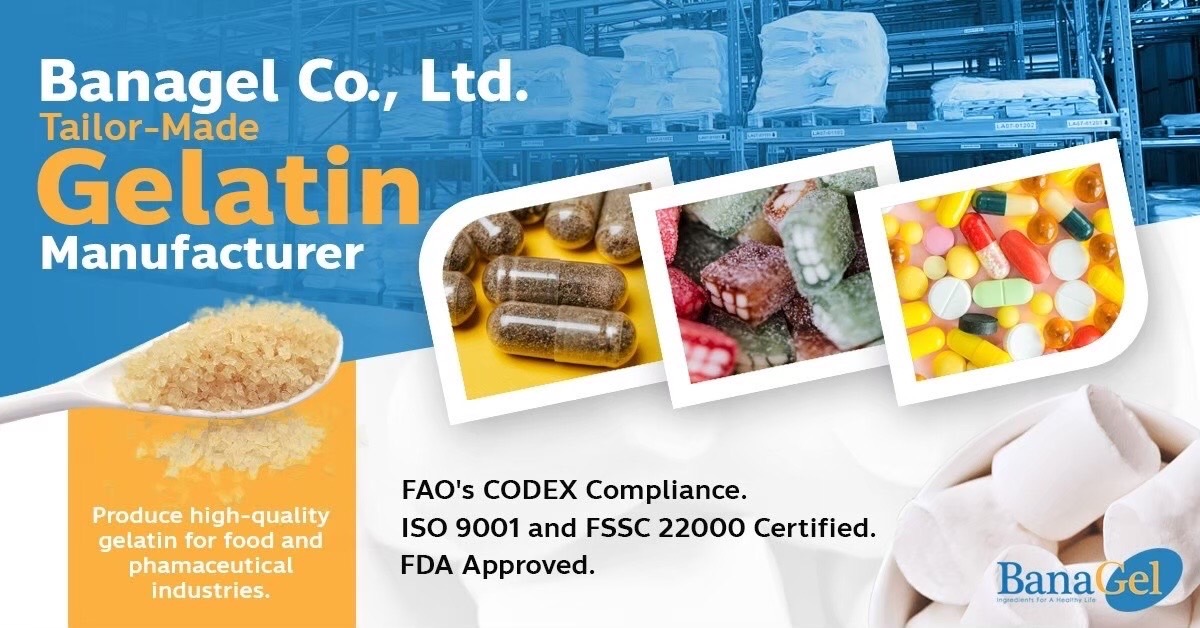 Banagel Co., Ltd. Thailand Gelatin Manufacturer